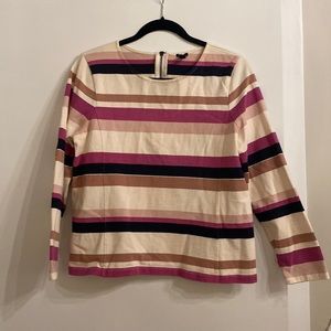 Striped J.Crew long sleeve top